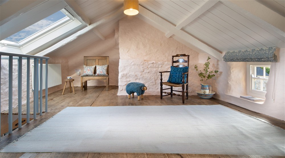 The dressing room at Treleddyd Fawr Cottage in Haverfordwest, Pembrokeshire