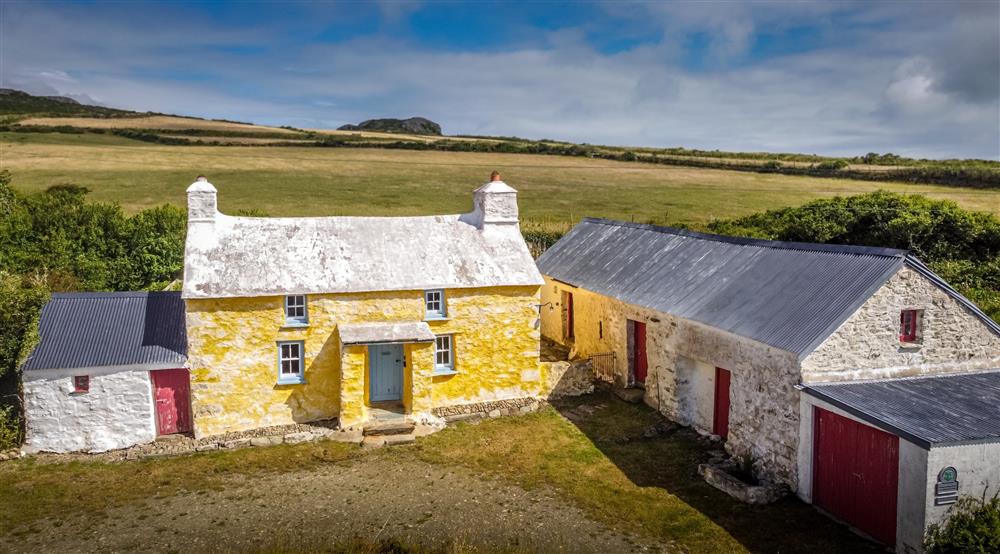 The exterior of Treleddyd Fawr Cottage, Pembrokeshire