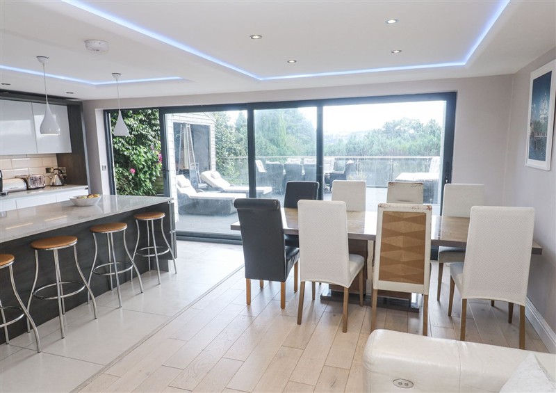 The dining room at Treliance, Feock near Carnon Downs