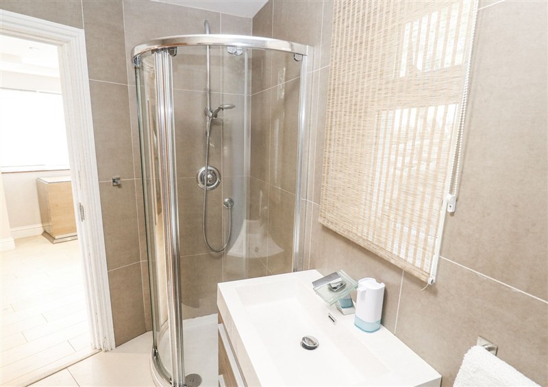 This is the bathroom at Treliance, Feock near Carnon Downs