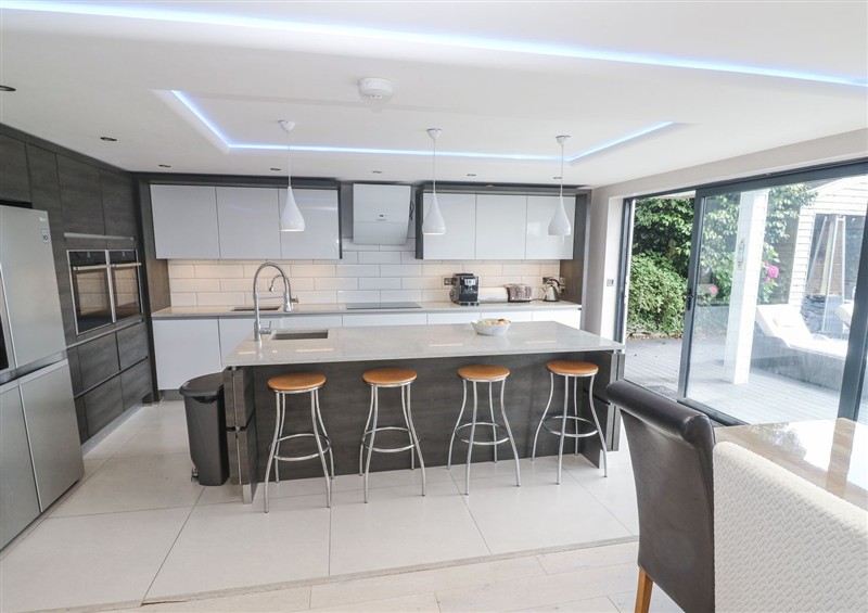 This is the kitchen at Treliance, Feock near Carnon Downs