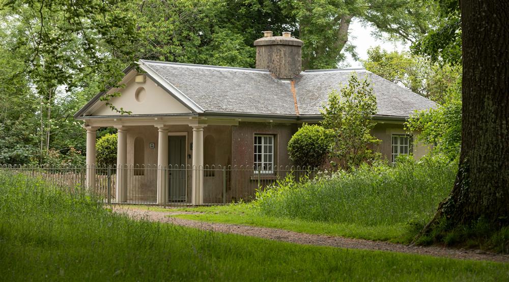 The exterior of Trelissick Old Lodge, Cornwall at Trelissick Old Lodge in Truro, Cornwall