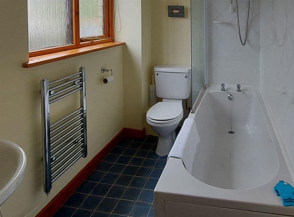 Bathroom at Trellee in Maen Valley, Goldenbank, Cornwall