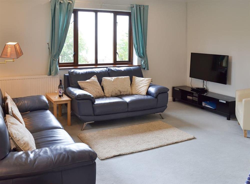 Stylish lounge with Freeview TV at Rivendell, 