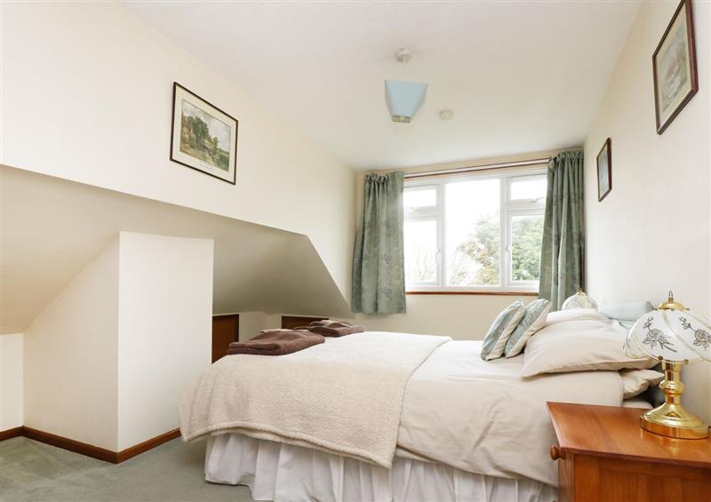One of the  bedrooms at Trelydarth, Perranporth