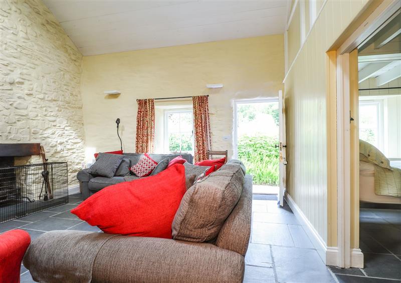 Relax in the living area at Trem Y Don, Cwm-yr-Eglwys near Dinas Cross