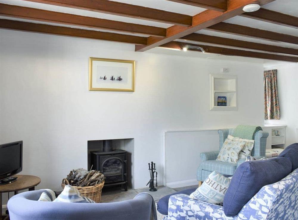 Living room at Tremar in Newtown, Cornwall