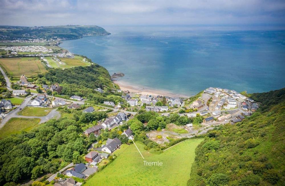 The area around Tremle at Tremle in Tresaith, near Aberporth, Dyfed