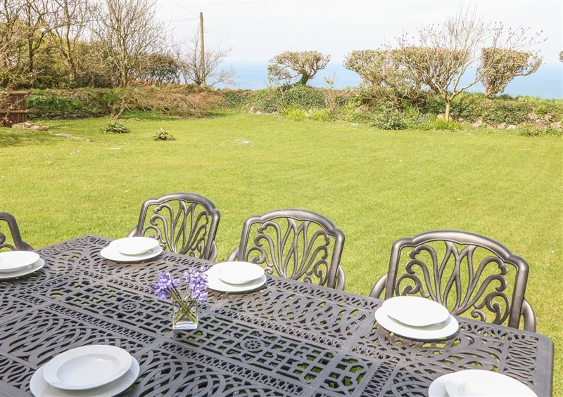 Enjoy a cup of tea on the patio