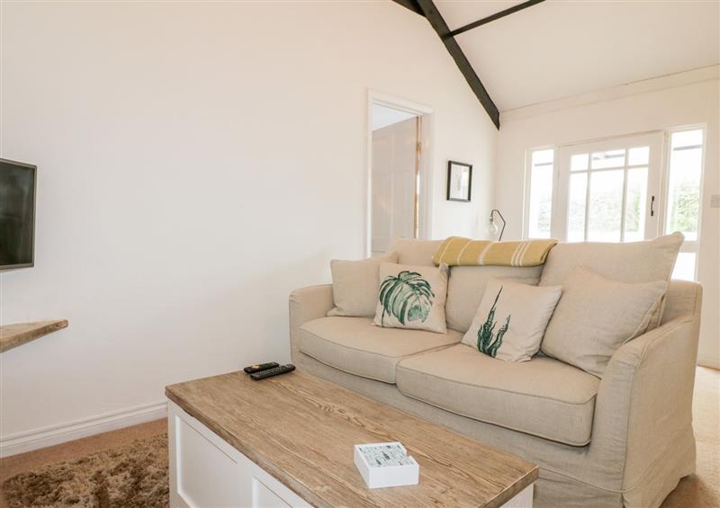 Relax in the living area at Trenant Cottage, Fowey