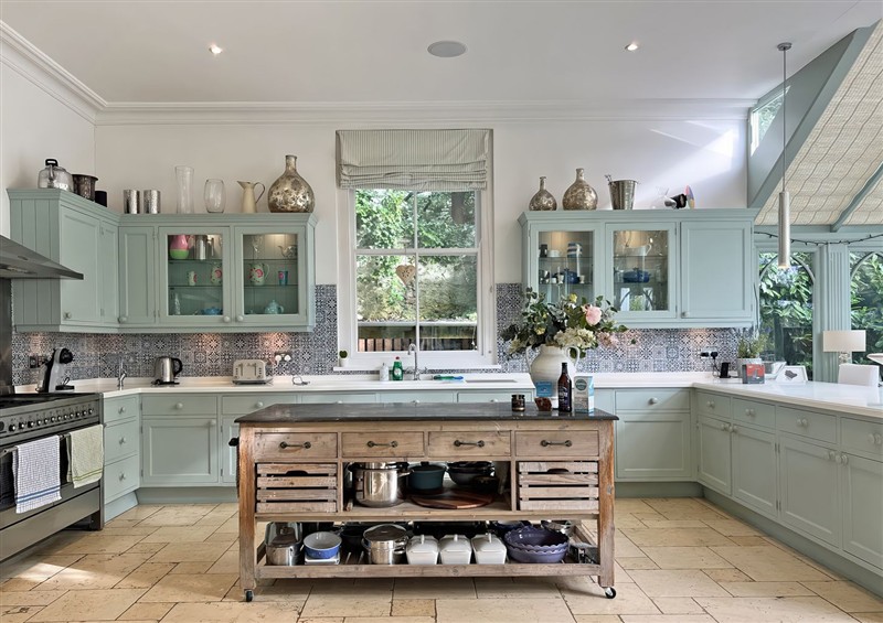 This is the kitchen at Trenare, Truro