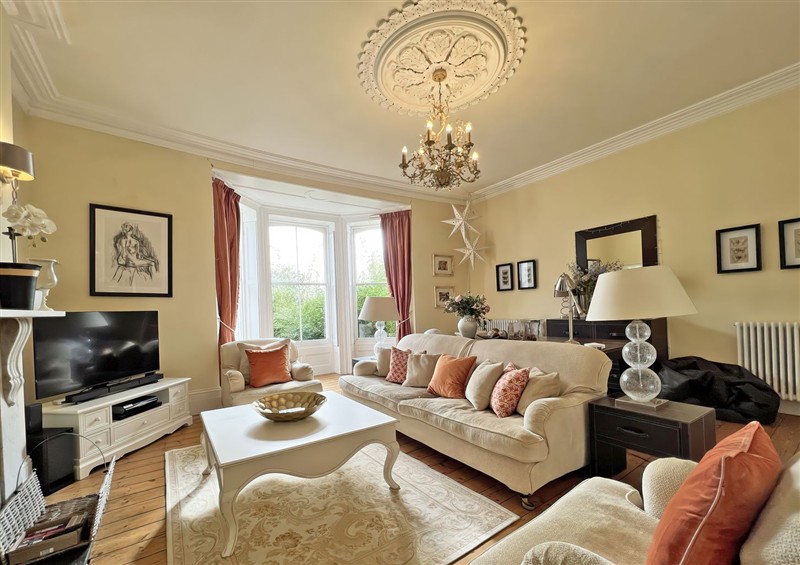 This is the living room at Trenare, Truro