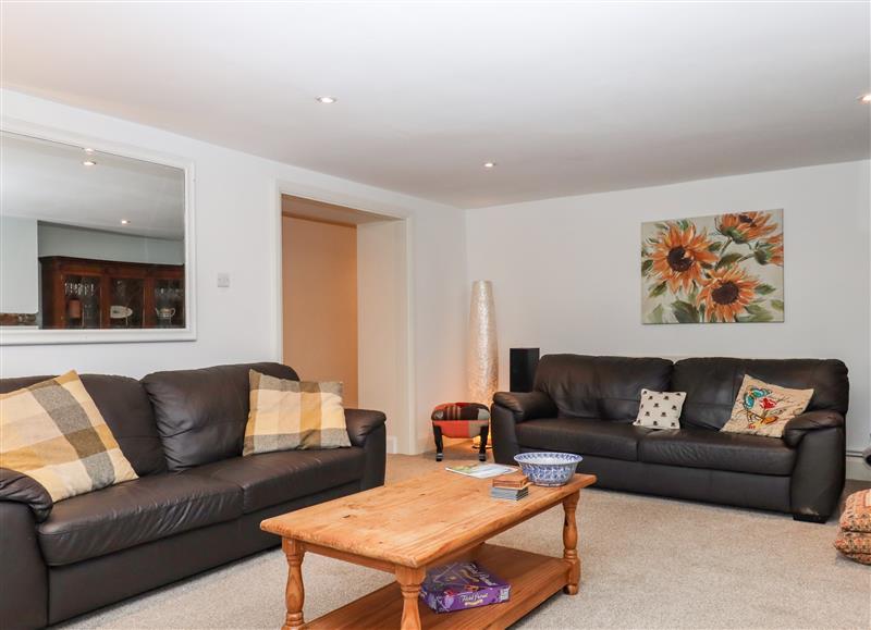 Relax in the living area at Trentishoe Coombe, Parracombe