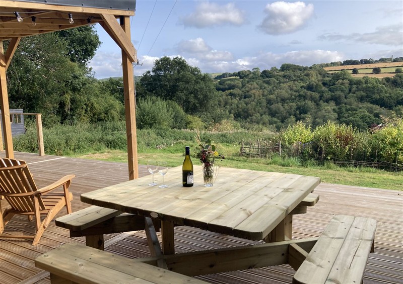 Enjoy a glass of wine on the patio