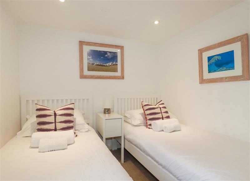 One of the 3 bedrooms at Trerubies, Delabole