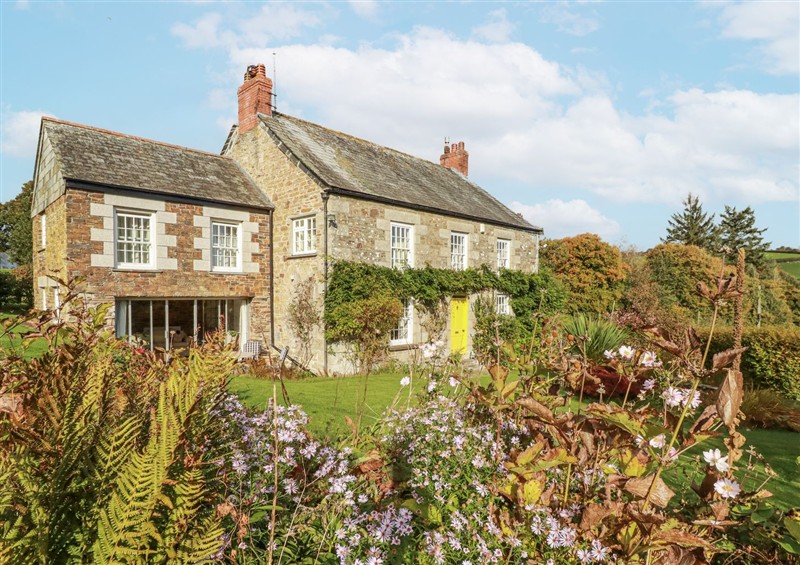 This is the garden at Tresarrett Manor, Blisland