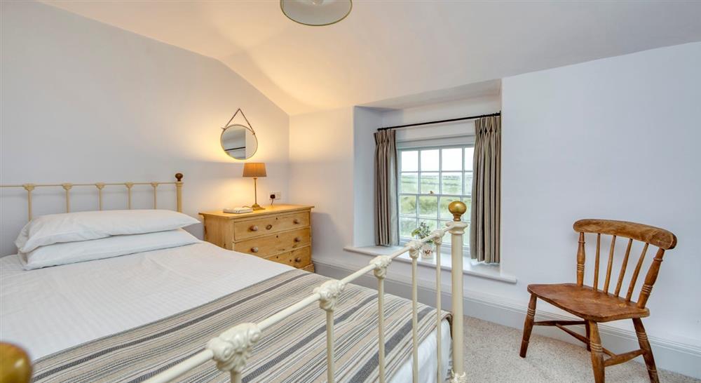The single bedroom at Trescore in Nr Padstow, Cornwall