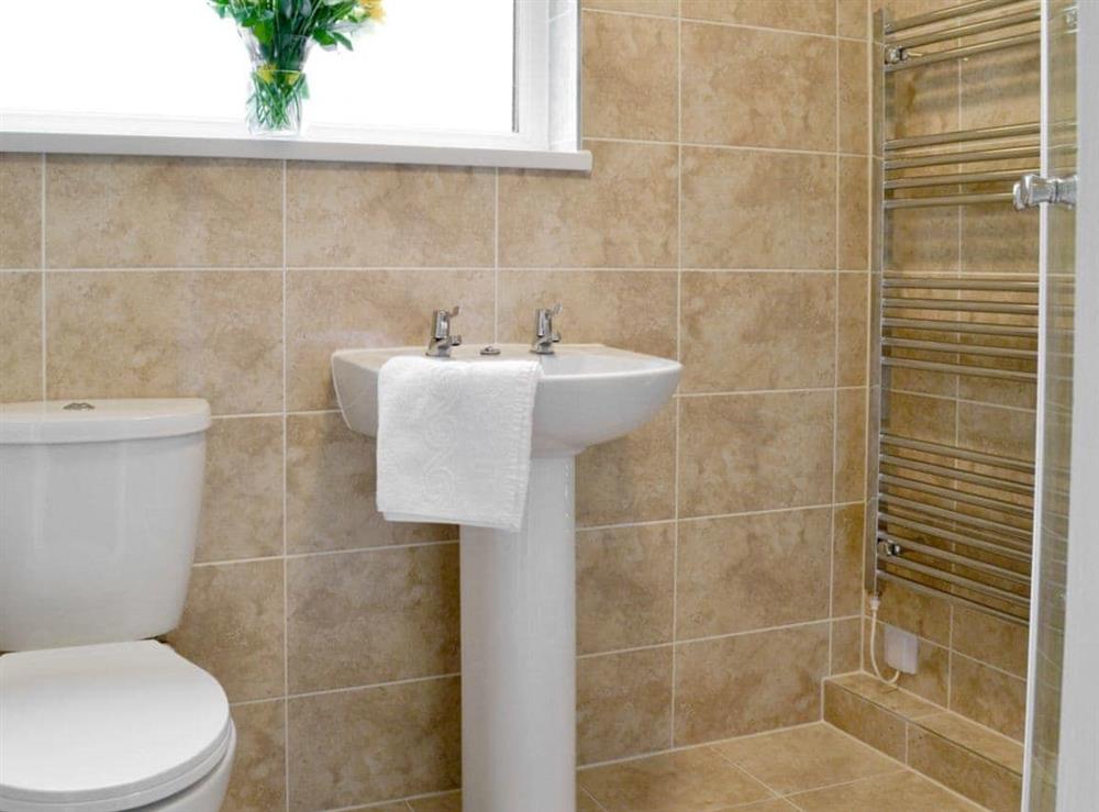 Shower room at Trevarno in Liskeard, Cornwall