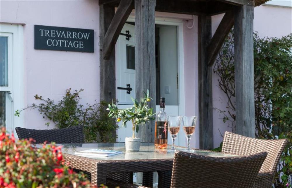 Enjoy al-fresco dining in either the front or rear garden at Trevarrow Cottage, Coverack