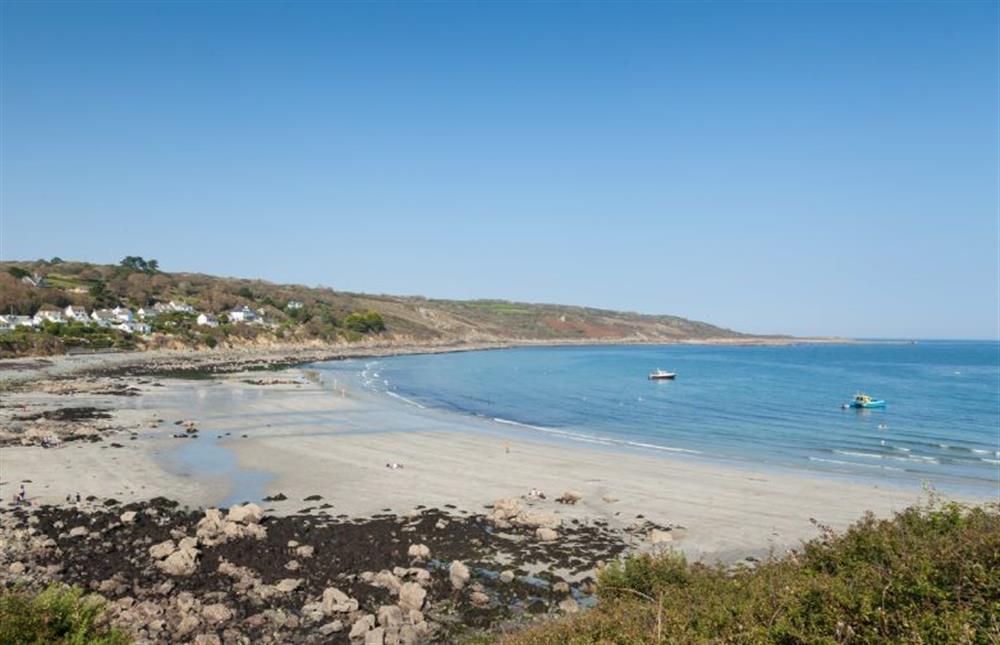 The local beach with stunning coastal walks and areas to play at Trevarrow Cottage, Coverack