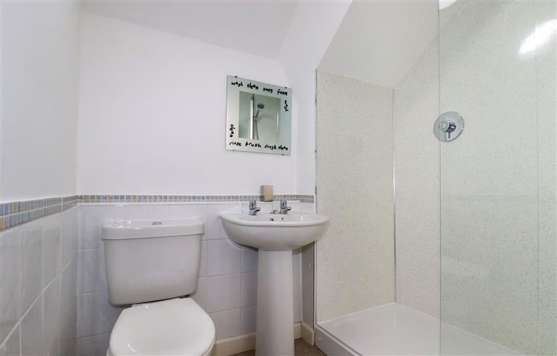 The bathroom at Trevarthian Farm (Apartment), Kestle Mill near Quintrell Downs