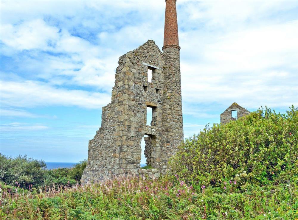 Mining Engine House on coastal route at Sparrows, 