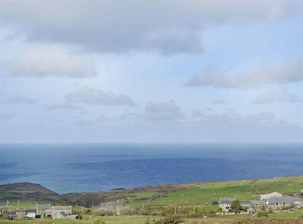 Stunning coastal location - property left of the picture at Sparrows, 