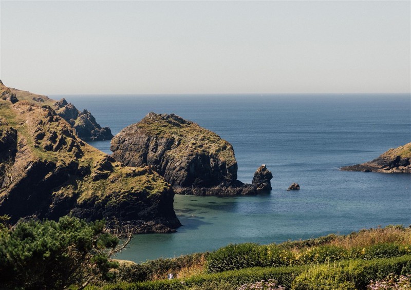 The setting around Trevean at Trevean, Mullion