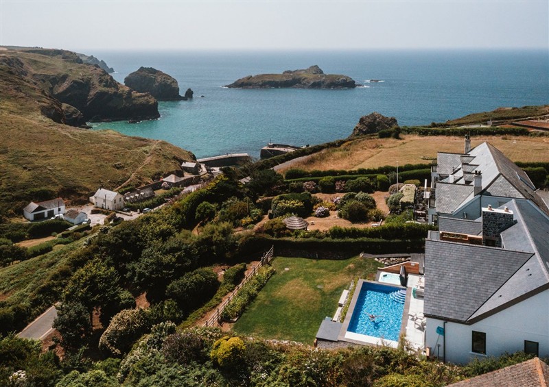 The swimming pool (photo 2) at Trevean, Mullion