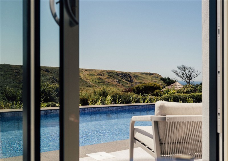 The swimming pool at Trevean, Mullion