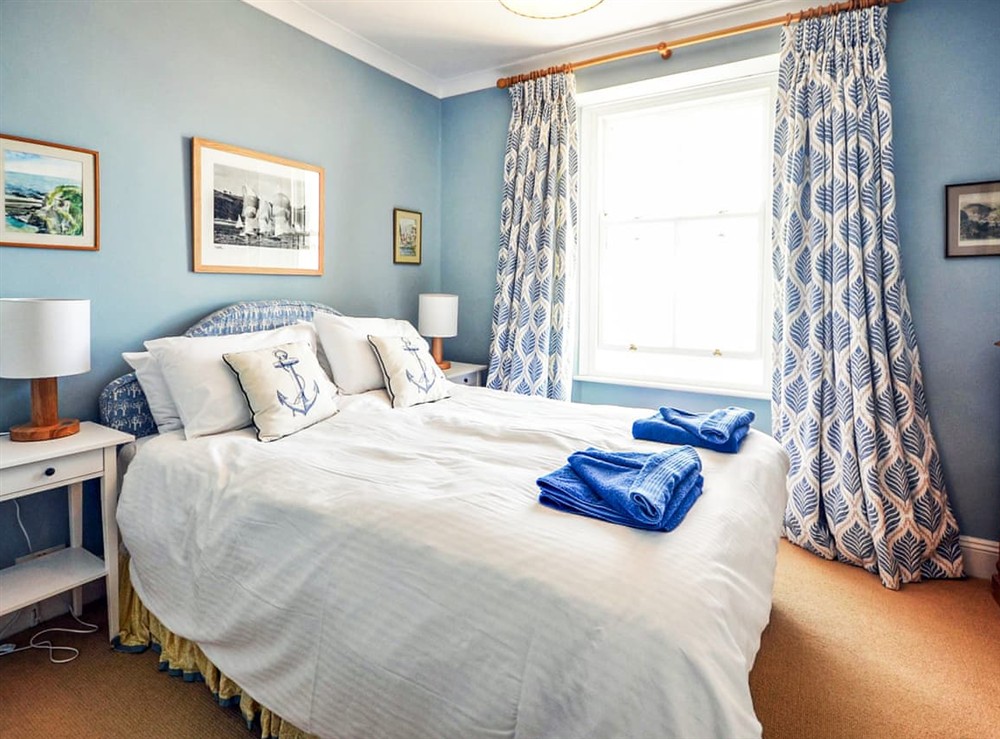 Bedroom at Trevellas in Portscatho, Cornwall