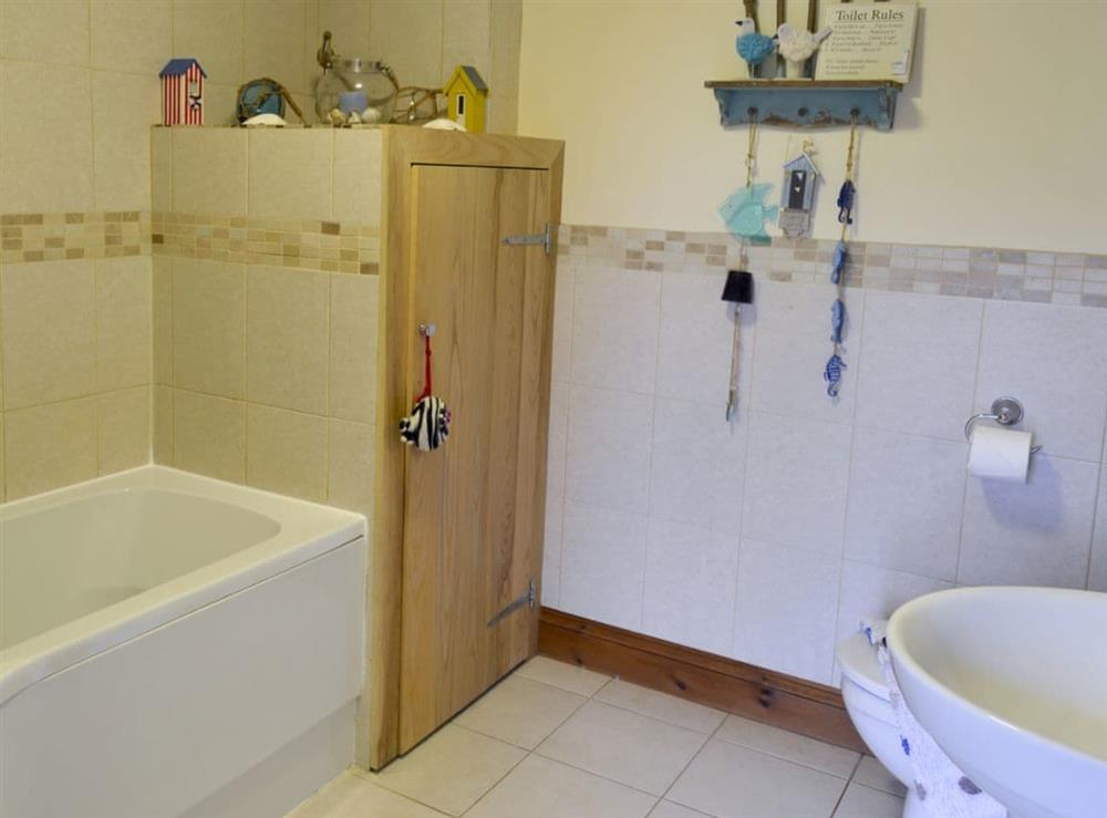 Bathroom at Trevellyan Barn in St Austell, Cornwall
