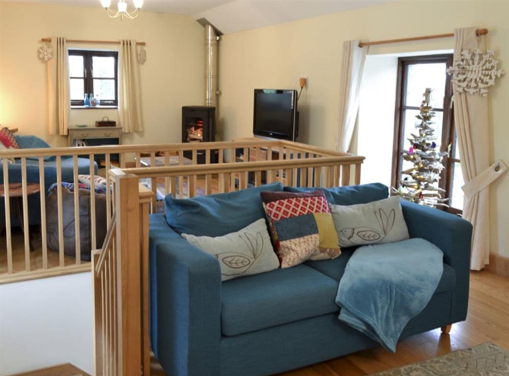 Cosy living area (photo 2) at Trevellyan Barn in St Austell, Cornwall