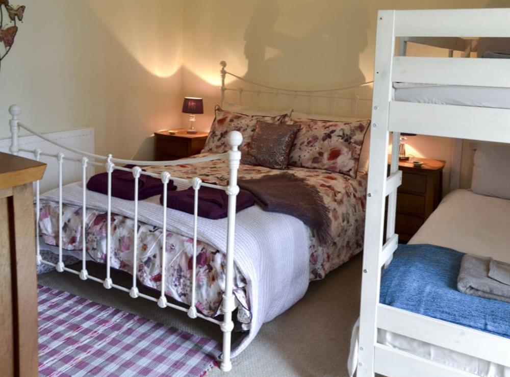 Double bedroom at Trevellyan Barn in St Austell, Cornwall