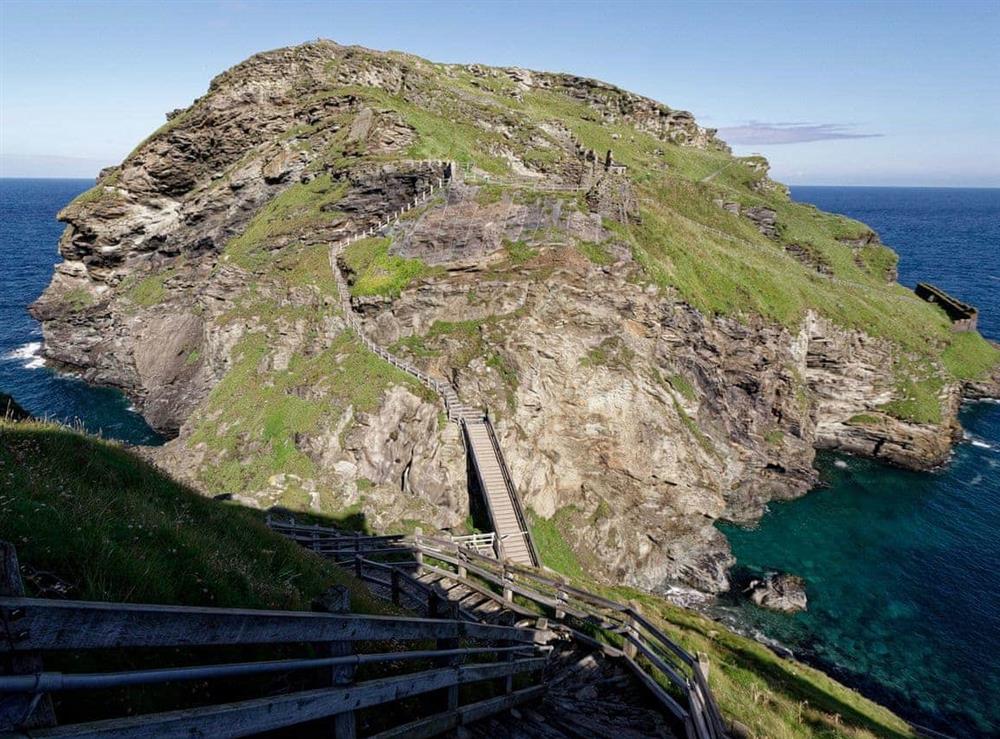 The setting at Trevena in Tintagel, Cornwall