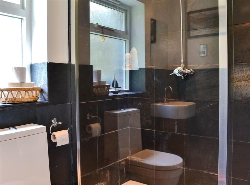 Shower room at Trevene in Buttermere, near Keswick, Cumbria