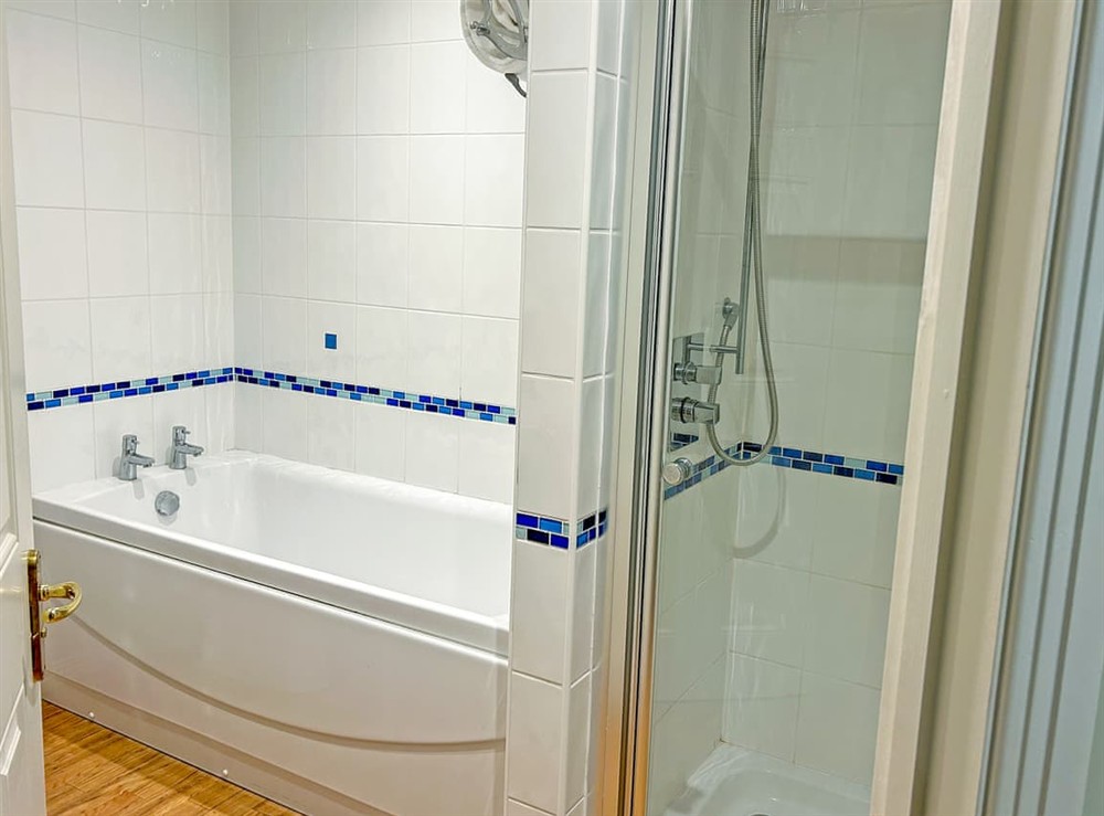 Bathroom at Trevennen West in St Mawes, near Falmouth, Cornwall