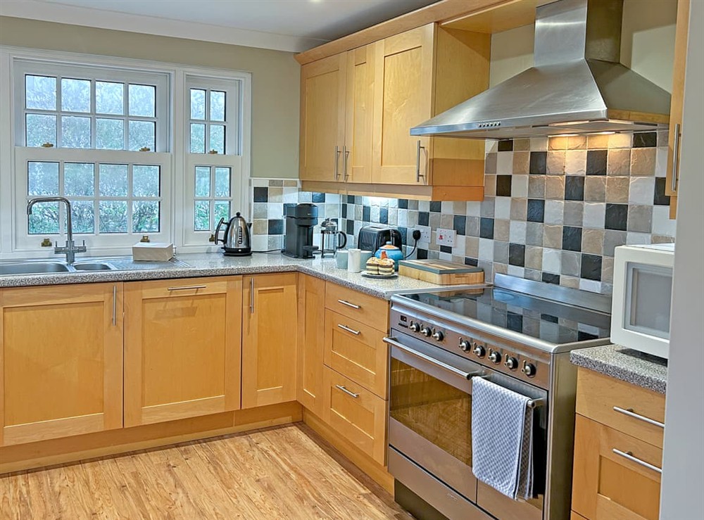 Kitchen at Trevennen West in St Mawes, near Falmouth, Cornwall