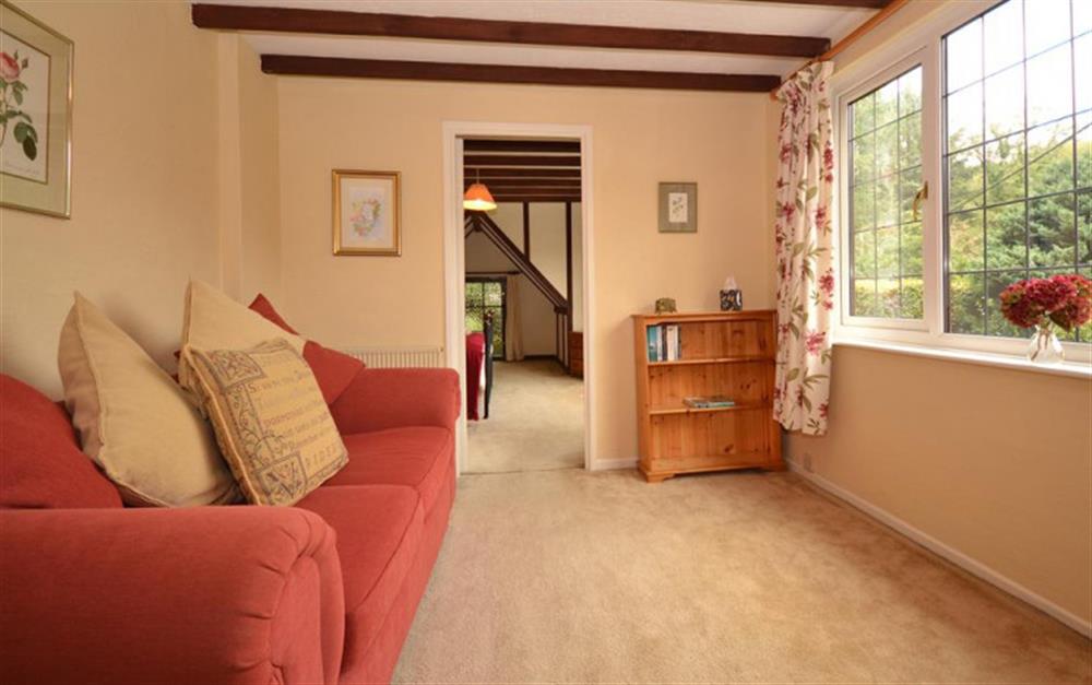 The adjoining room furnished with a double sofa bed at Treverbyn Vean Stable in St Neot