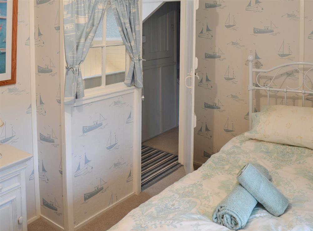 Single bedroom at Treveth Cottage in Lamorna, near Penzance, Cornwall, England