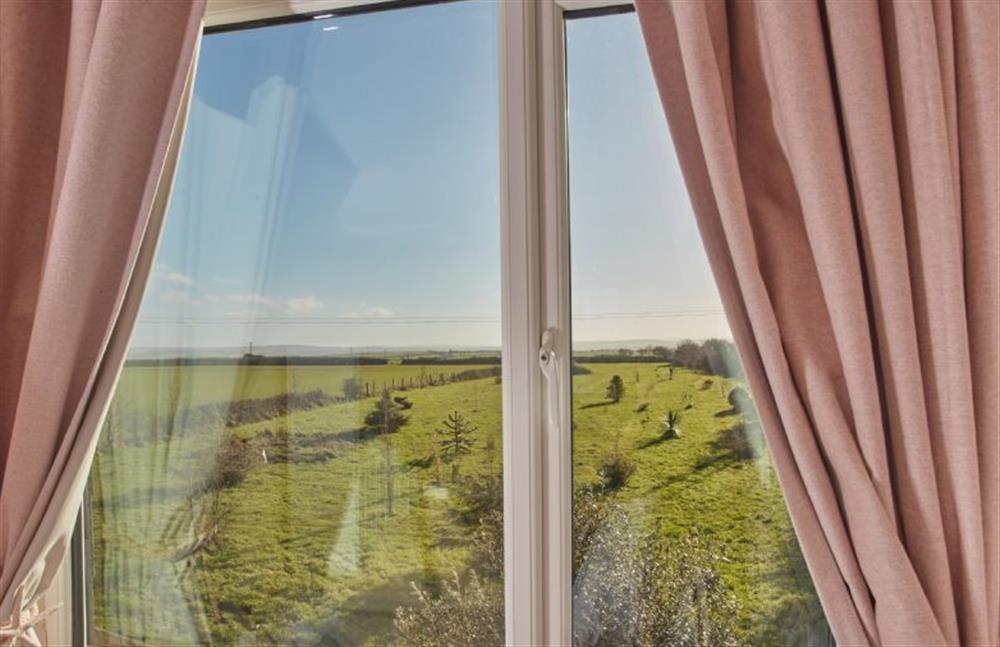 Treveth Lowen, Cornwall: Bedroom two, wake up to beautiful rural views at Treveth Lowen, St Minver