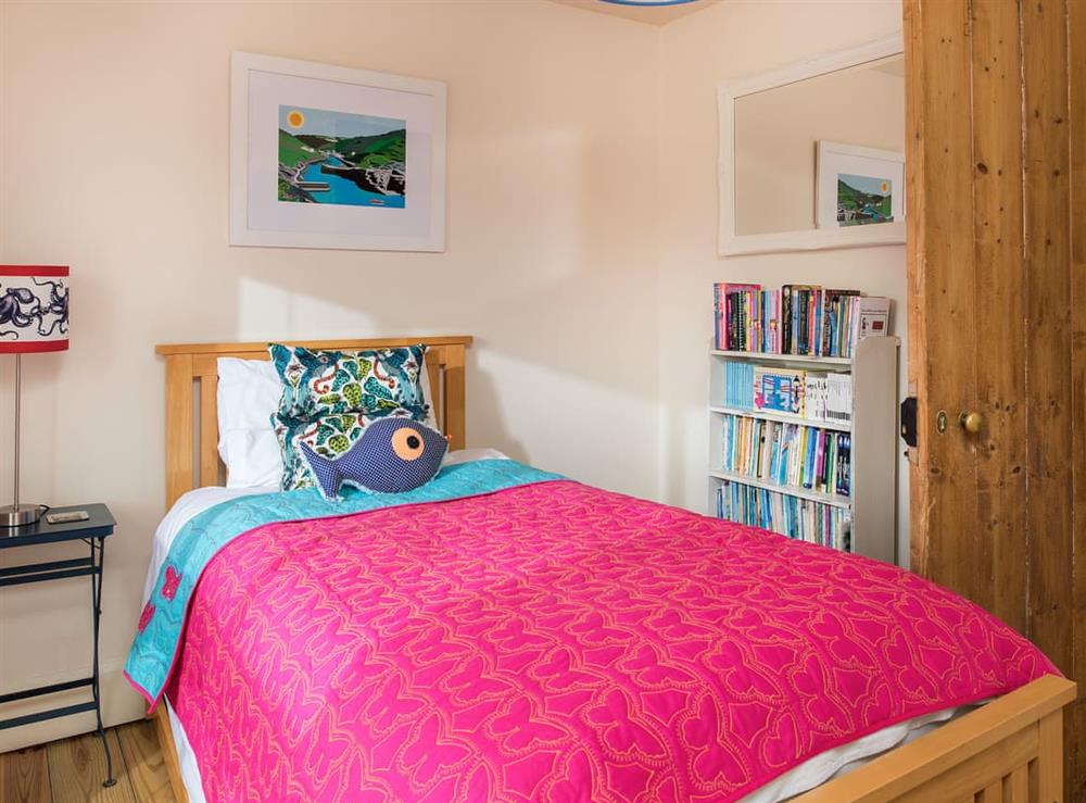 Single bedroom at Trevigue Holiday Cottage in Crackington Haven, near Bude, Cornwall