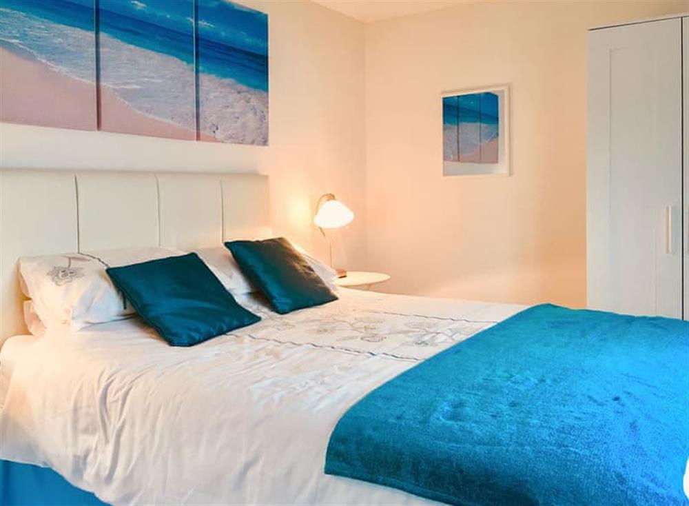 Double bedroom at Trevistas in Padstow, Cornwall