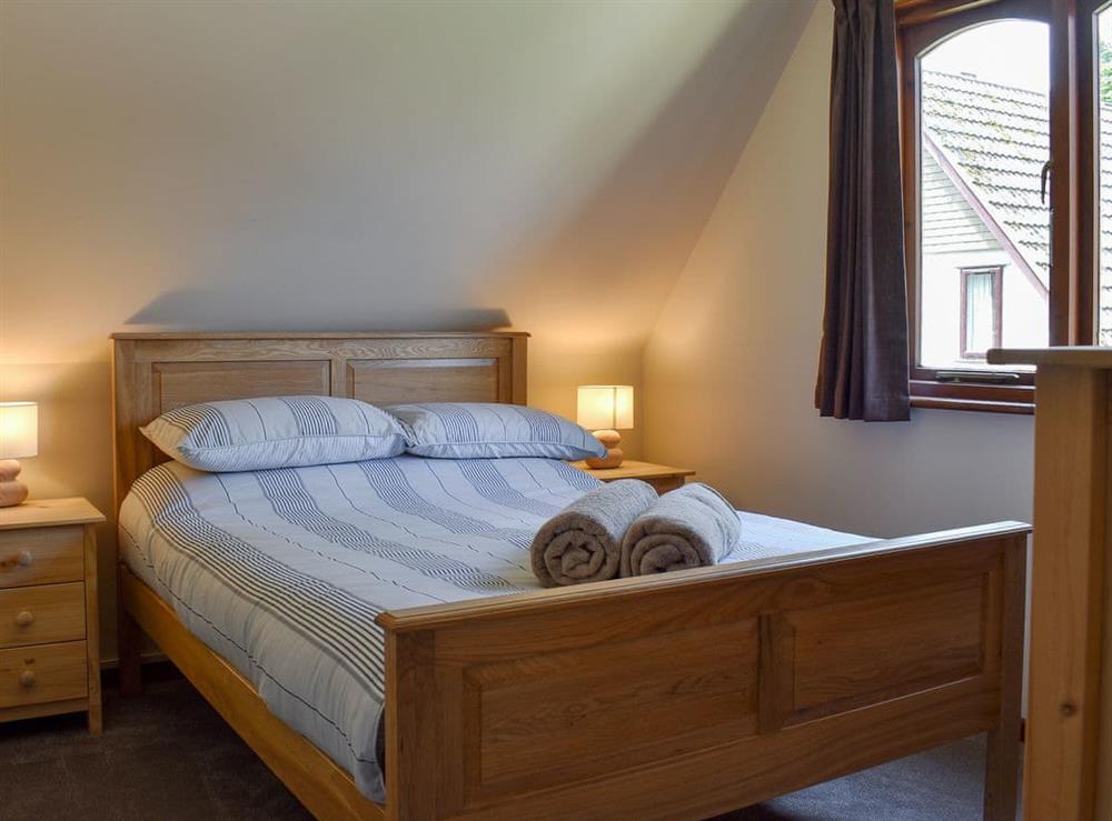 Cofortable double bedroom at Trevithick Lodge in St Erth Praze, near Hayle, Cornwall