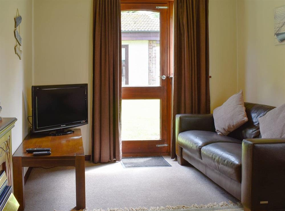 Comfy living area at Trevithick Lodge in St Erth Praze, near Hayle, Cornwall