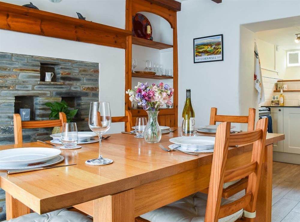 Dining Area at Trevivian House in Boscastle, Cornwall