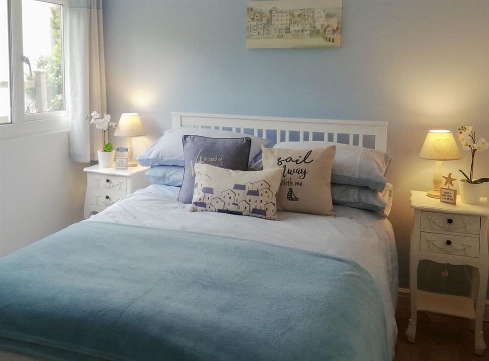 Comfortable double bedroom at Trevone in St Merryn, near Padstow, Cornwall