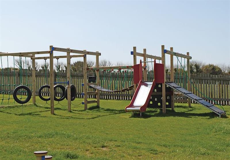 Children’s play area at Trevornick in Holywell Bay, North Cornwall