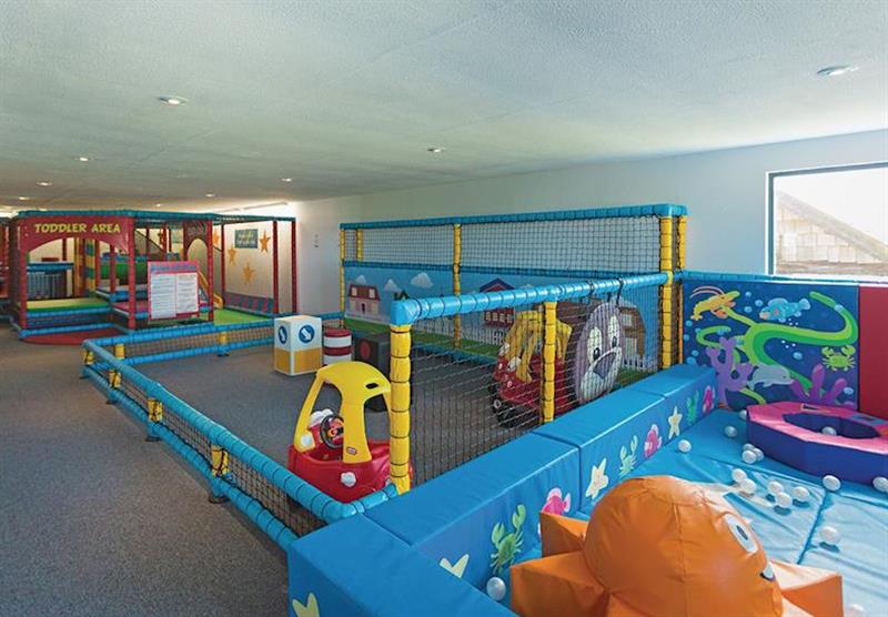 Soft play area at Trevornick in Holywell Bay, North Cornwall