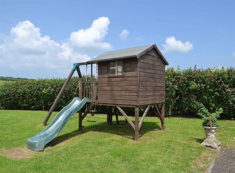 Children’s play area at Trew House in Stratton, Bude., Cornwall